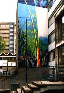 Wandgestaltung der Ilja Ehrenburg Schule, Weiensee 1990